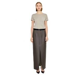 NEW ARCH4 CASHMERE shia short sleeve top in lichen